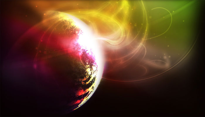 Space Cocktail Twitter Background