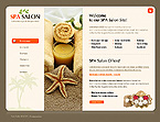 Spa Salon Flash Website