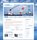 Marine Construction Drupal Template