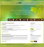 Green Flash Animated Joomla Template