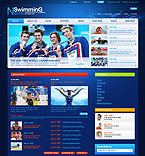 Swimming Drupal Web Template