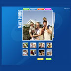 Family photos flash template