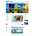 Horizon Flash Animated Drupal Template