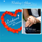 Wedding album flash template