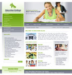 Education website template