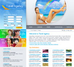 Travel agency website template