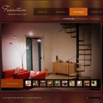 Furniture Salon CMS Flash Template