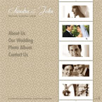 Wedding album CMS flash template