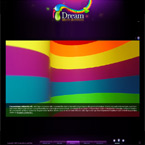 Dream papervision3D XML flash template