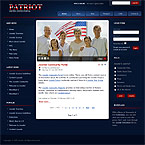 Patriots portal joomla template