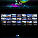 Magic rainbow away3d XML flash template