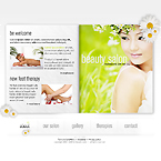 Beauty salon dynamic gallery swish template