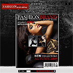 Fashion mag XML flash pageflip template