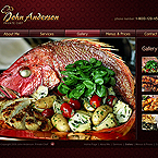 Restaurant XML gallery flash template