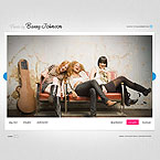 Photographer FlashMoto CMS Template