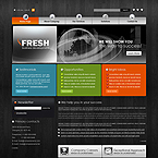 Fresh Business CMS flash template