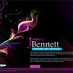 Exquisite violet flash XML template