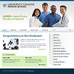 Medical school CSS template