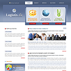 Logistix Business CMS flash template