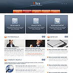 Ultra Business CMS flash template