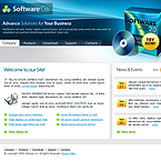 Software CSS template