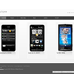 Mobil Fancy CMS Flash template