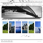 Arco constructions Flash CMS template