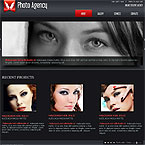 Photo media agency CMS Flash template