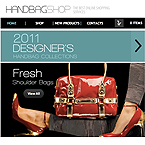 Handbag shop facebook template