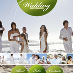 Wedding photographer flash CMS template