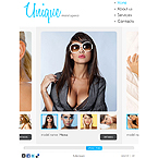 Model agency flash facebook template