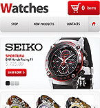 Watches shop facebook template