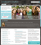 Community church joomla template