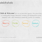 Sketch design studio website template