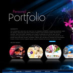 Personal Portfolio Flash XML template