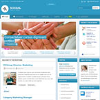 Social Joomla template