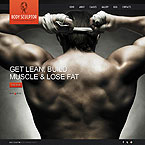 Bodybuilding and Fitness  Template For Joomla