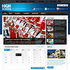 High School Website Template