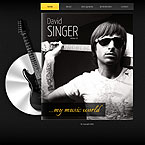 Singer Personal Website Template