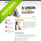 Pilates Studio Fully Responsive Template