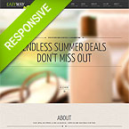 Spa Salon Responsive One Page Template