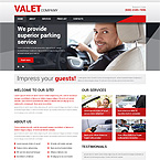 Valet Parking Web Template