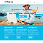 Communication Website Template