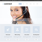 Informational Communications Joomla Template