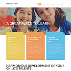 Elementary School Website Template