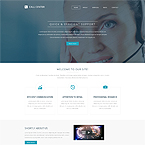 Telephone Business Center Web Site Template