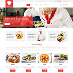 Cooking School Website Template