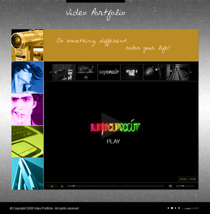 Video Portfolio Template