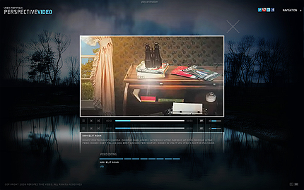 Video portfolio full XML flash template