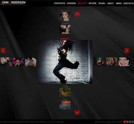 Anderson Photographer Flash XML Template